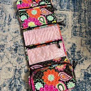 Ziggy zinnia Vera Bradley hanging Cosmetic Bag